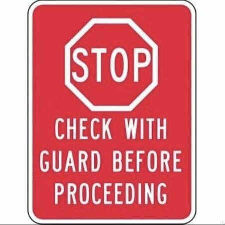 ACCUFORM FACILITY TRAFFIC SIGN STOP  FRR244DP FRR244DP